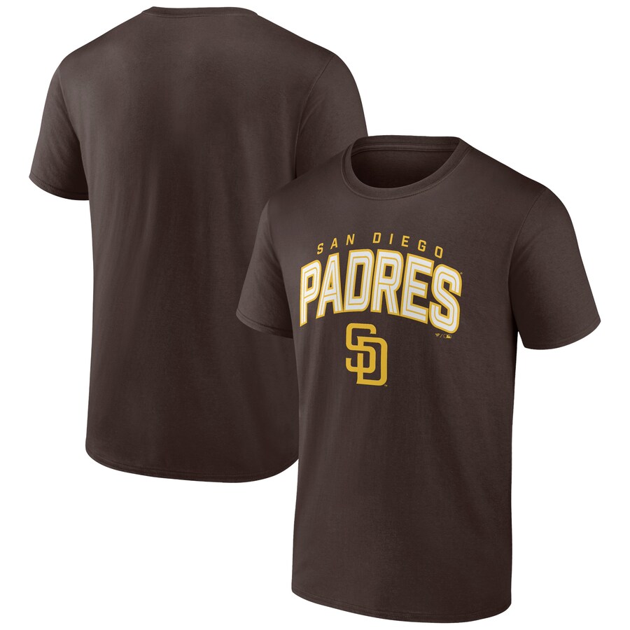 Men's San Diego Padres Brown Master the Game T-Shirt - Puhuasuan