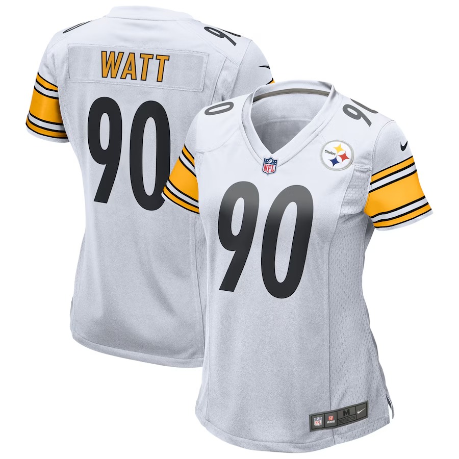 Women's Pittsburgh Steelers T.J. Watt Nike White Player Jersey - Puhuasuan