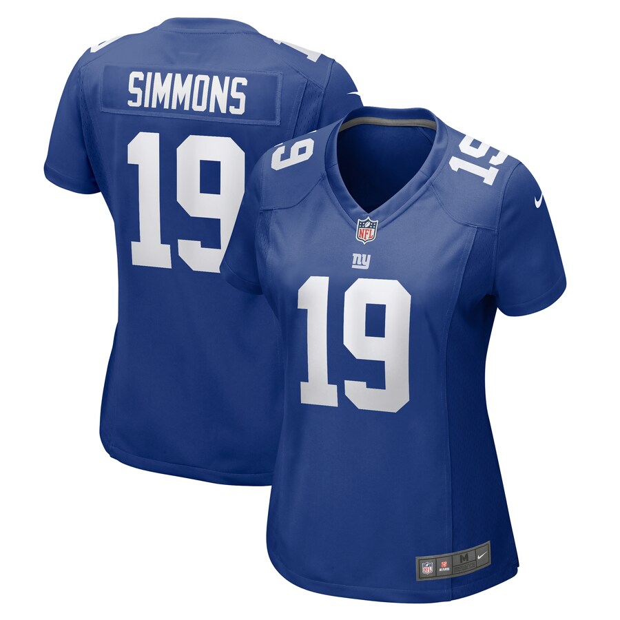 Women's New York Giants Isaiah Simmons Nike  Royal Team Game Jersey - Puhuasuan
