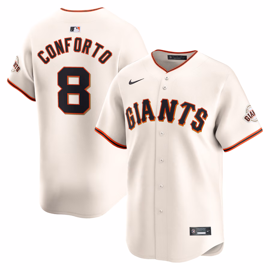 Men's San Francisco Giants Michael Conforto Nike Cream Home Limited Player Jersey - Puhuasuan