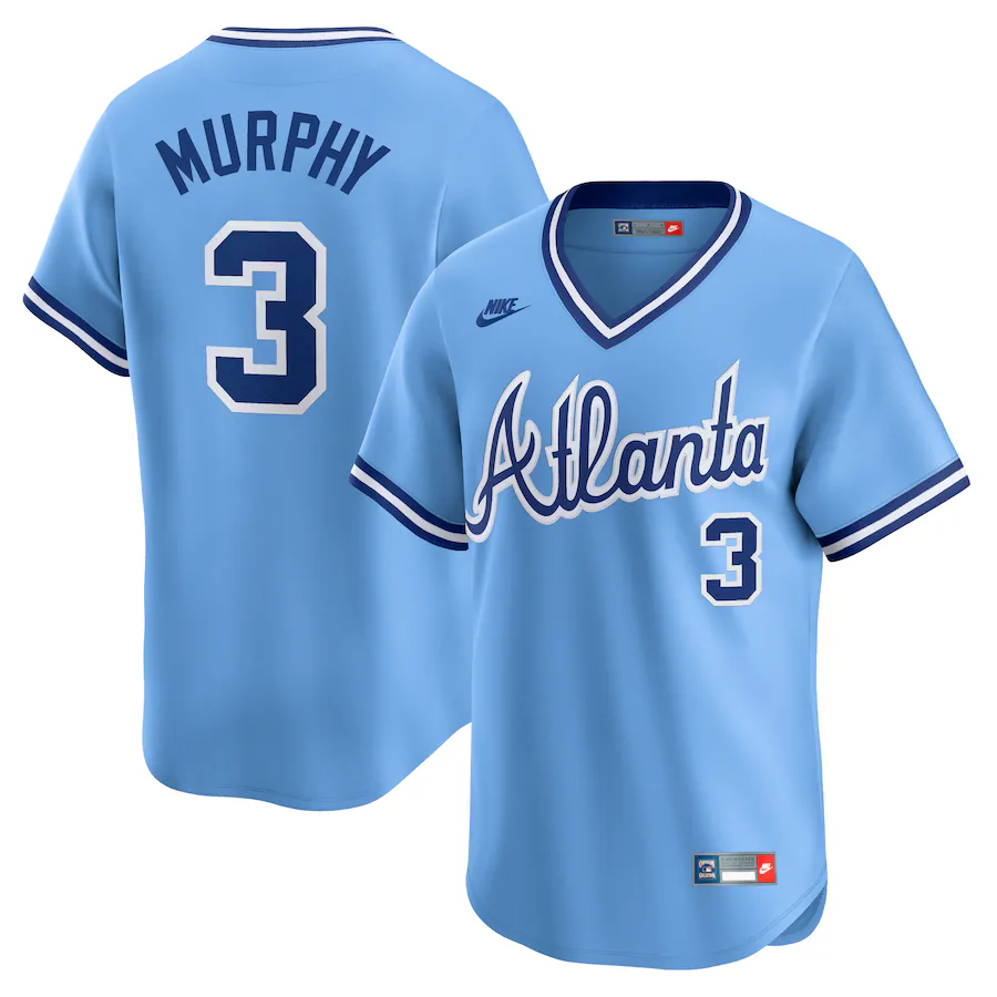 Women's Atlanta Braves Nike Royal Dale Murphy Throwback Cooperstown Limited Jersey - Puhuasuan