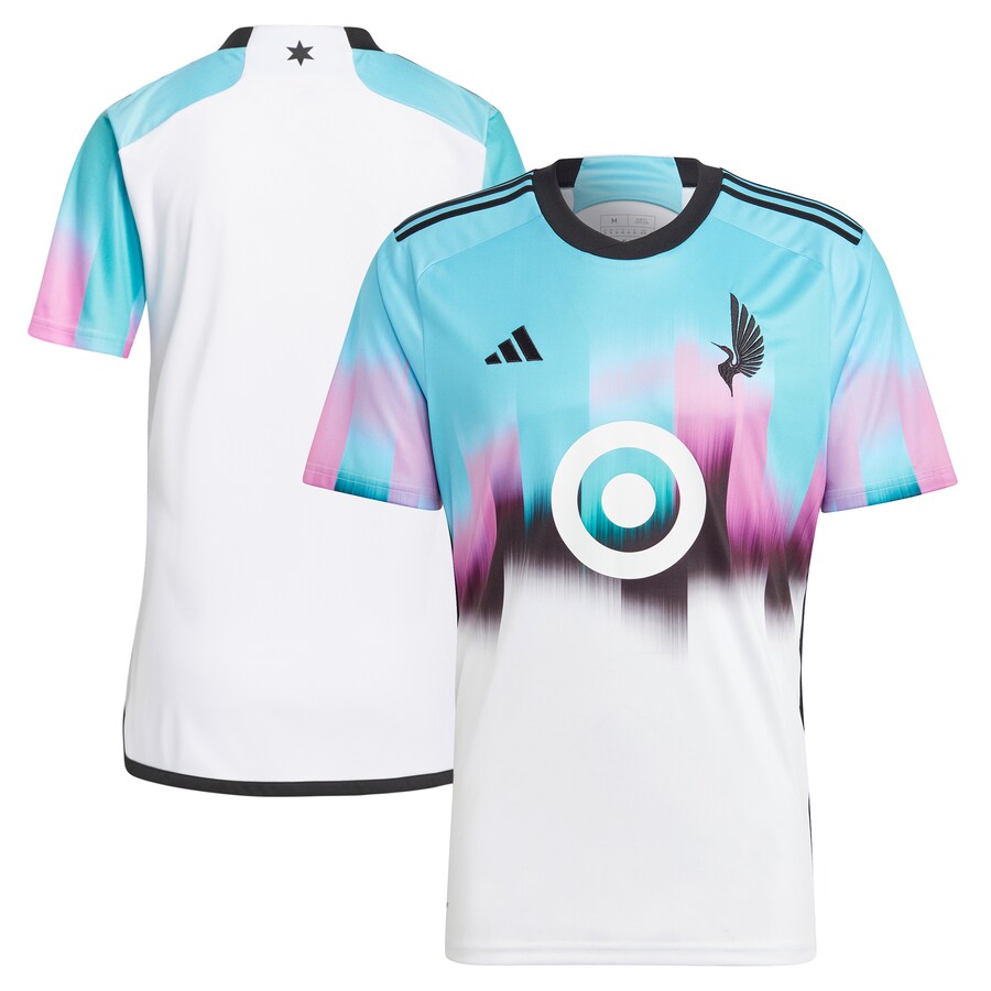 Men's Minnesota United FC adidas White 2023 The Northern Lights Kit Replica Jersey - Puhuasuan