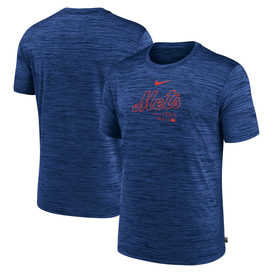 Men's New York Mets Nike Royal Authentic Collection Velocity Performance Practice T-Shirt - Puhuasuan