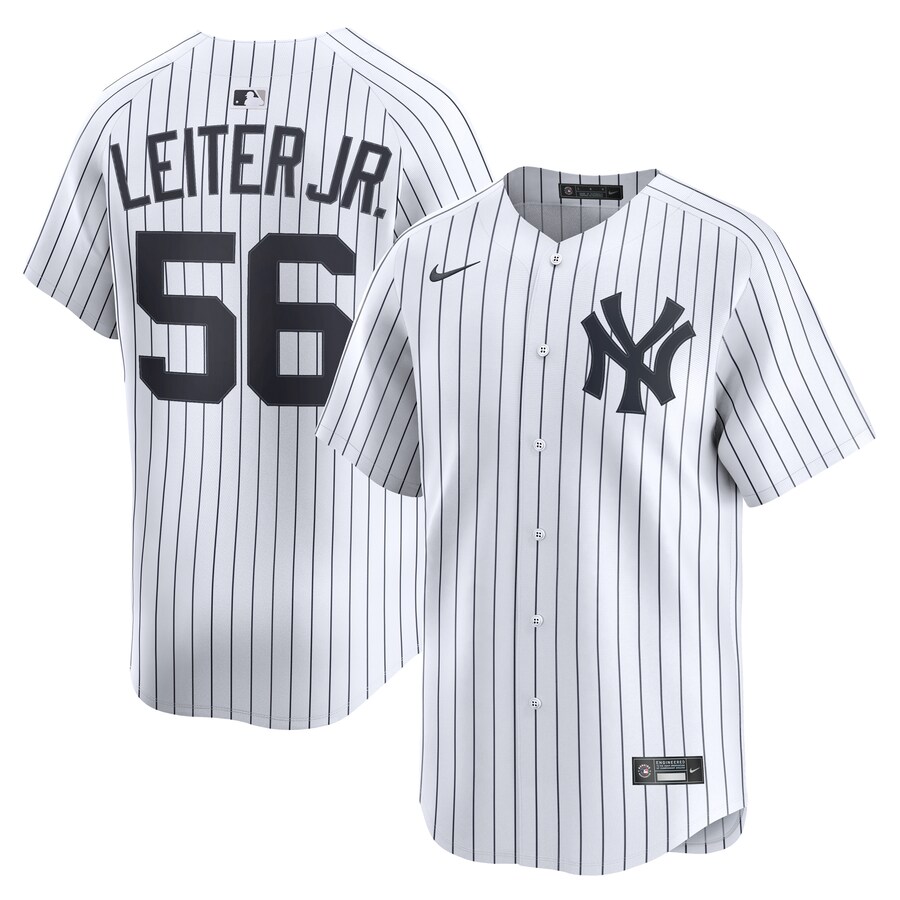 Men's New York Yankees Mark Leiter Jr. Nike White Home Limited Player Jersey - Puhuasuan
