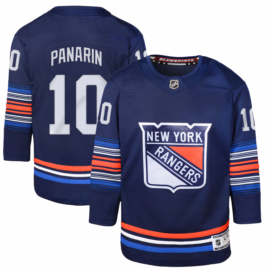 Youth New York Rangers Artemi Panarin Navy Alternate Premier Player Jersey - Puhuasuan