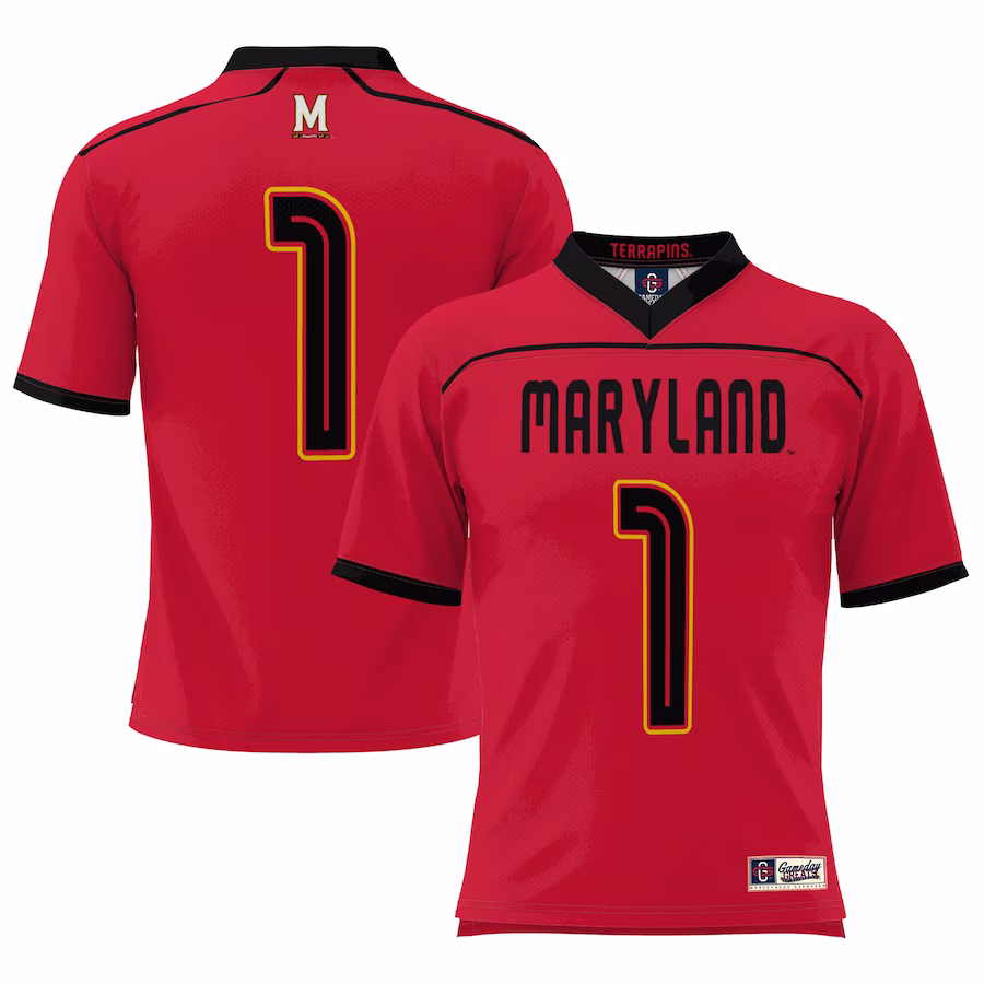 Maryland Terrapins GameDay Greats #1 Lightweight Lacrosse Jersey - Red - Puhuasuan