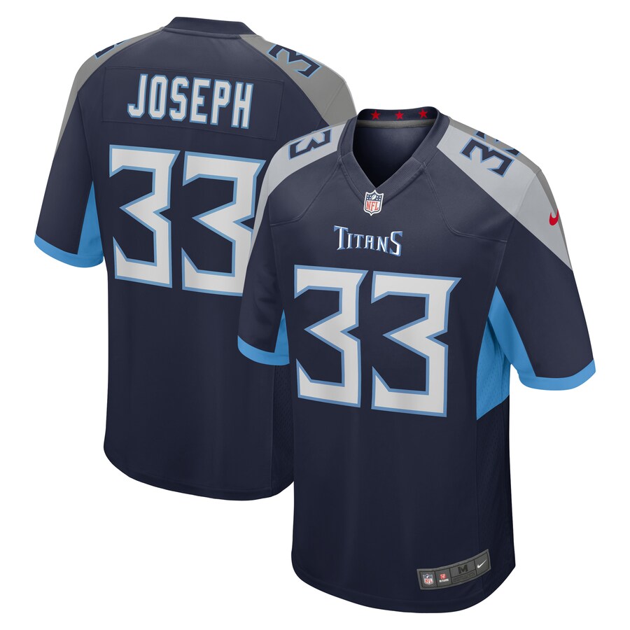 Men's Tennessee Titans Johnathan Joseph Nike Navy Game Jersey - Puhuasuan
