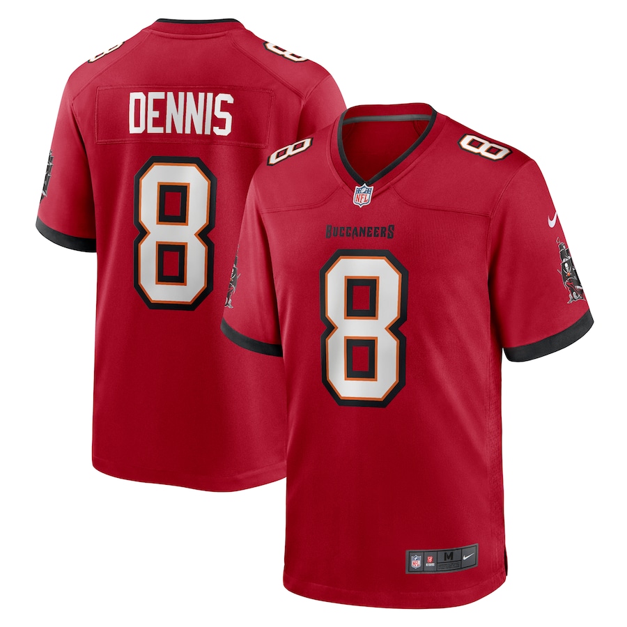 Men's Tampa Bay Buccaneers SirVocea Dennis Nike Red Game Jersey - Puhuasuan