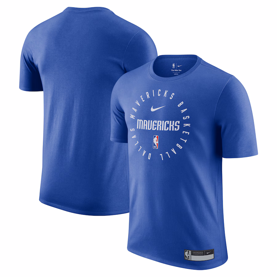 Men's Dallas Mavericks Nike Blue 2024/25 Legend On-Court Practice Performance T-Shirt - Puhuasuan