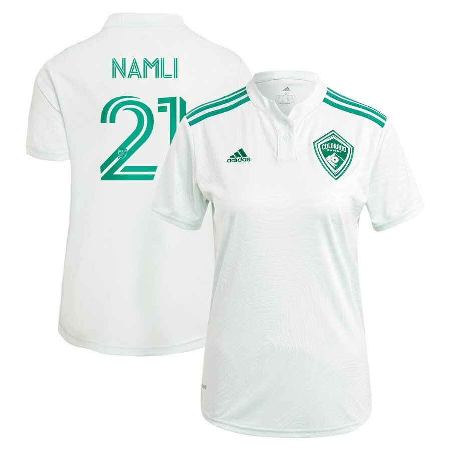 Women's Colorado Rapids Younes Namli adidas Green 2021 Class Five Replica Player Jersey - Puhuasuan