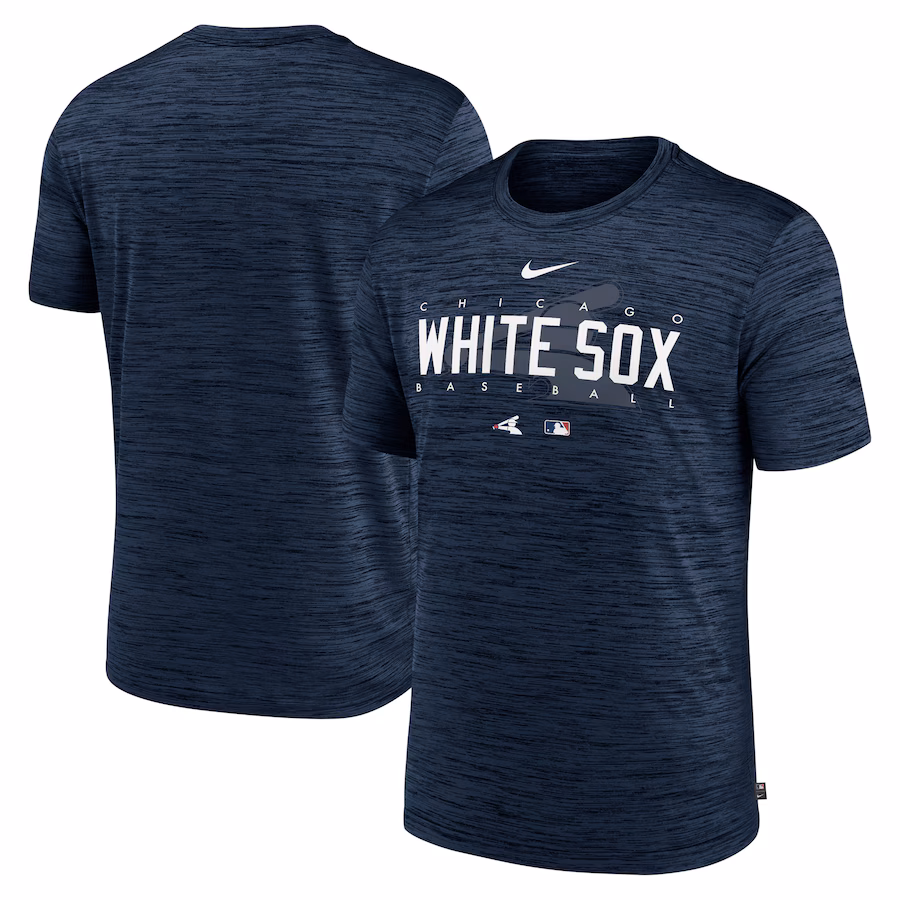 Men's Chicago White Sox Nike Navy Authentic Collection Velocity Performance Practice T-Shirt - Puhuasuan