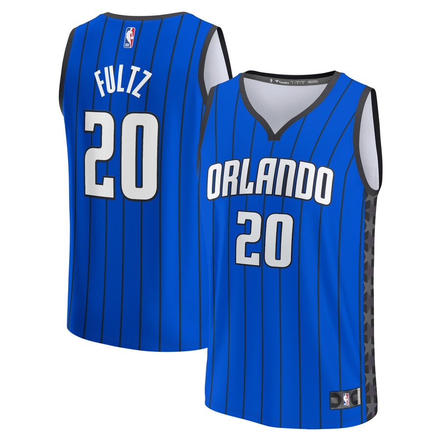 Men's Orlando Magic Markelle Fultz Fanatics Blue Fast Break Replica Player Jersey - Statement Edition - Puhuasuan