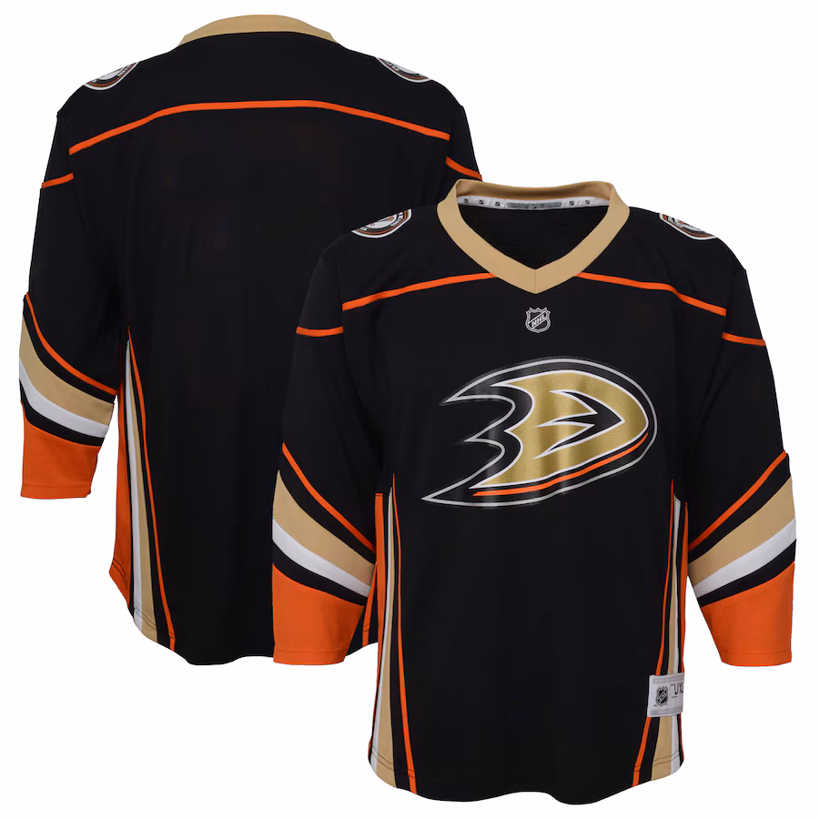 Youth Anaheim Ducks Black Home Replica Jersey - Puhuasuan