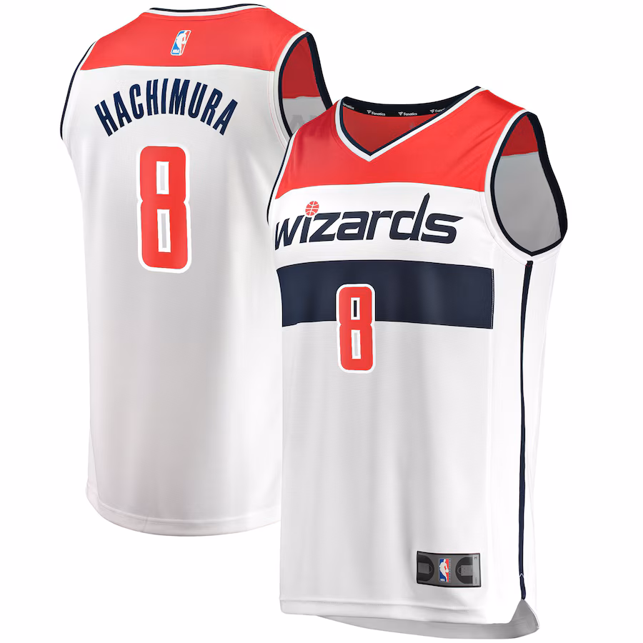 Youth Washington Wizards Rui Hachimura Fanatics White Fast Break Player Replica Jersey - Association Edition - Puhuasuan