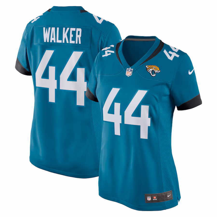 Women's Jacksonville Jaguars Travon Walker Nike Teal Player Jersey - Puhuasuan