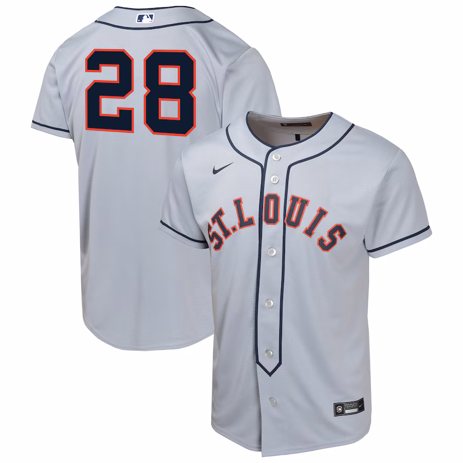 Youth St. Louis Cardinals Nolan Arenado Nike Gray 2024 Rickwood Classic Limited Player Jersey - Puhuasuan