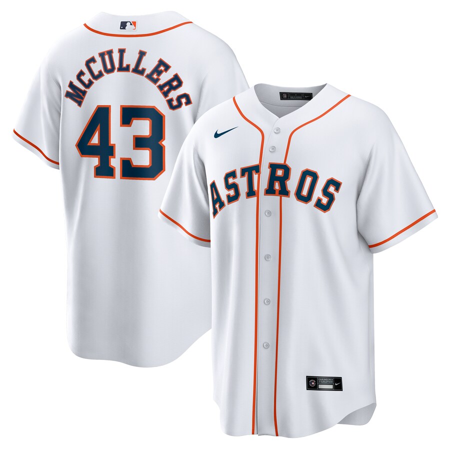 Men's Houston Astros Lance McCullers Jr. Nike White Home Replica Jersey - Puhuasuan