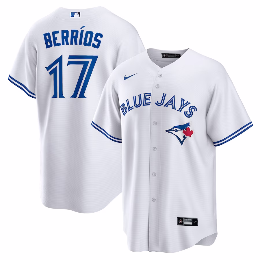 Men's Toronto Blue Jays José Berríos Nike White Home  Replica Player Jersey - Puhuasuan