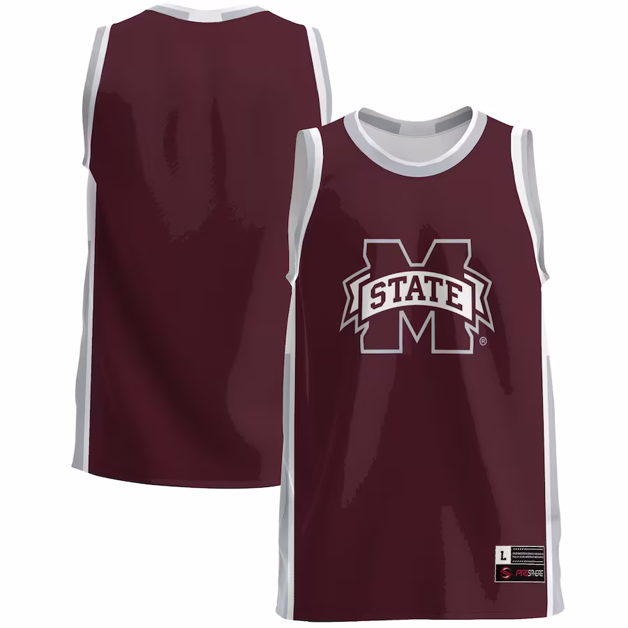 Mississippi State Bulldogs GameDay Greats  Lightweight Basketball Jersey - Maroon - Puhuasuan