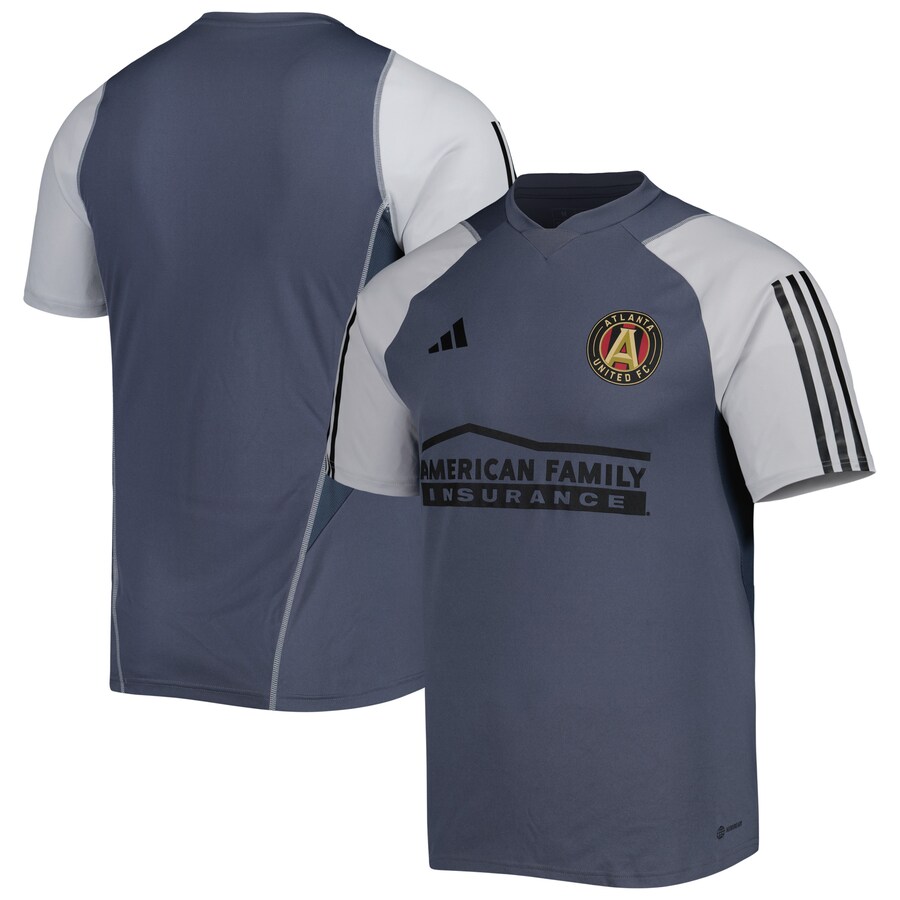 Men's Atlanta United FC adidas Gray 2023 On-Field Training Jersey - Puhuasuan
