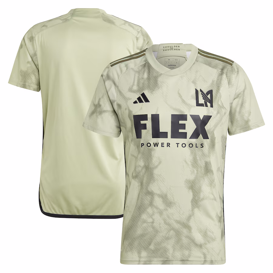 Men's LAFC adidas Green 2023 Smokescreen Replica Jersey - Puhuasuan