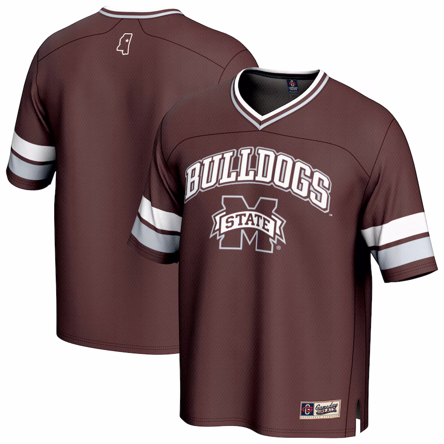 Youth GameDay Greats Maroon Mississippi State Bulldogs Spirit Football Jersey - Puhuasuan