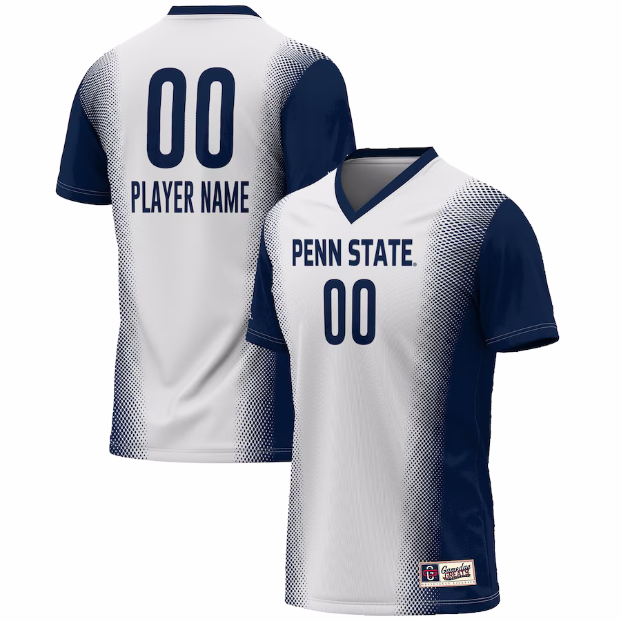 Penn State Nittany Lions GameDay Greats Youth NIL Pick-A-Player Lightweight Women's Soccer Jersey - White - Puhuasuan