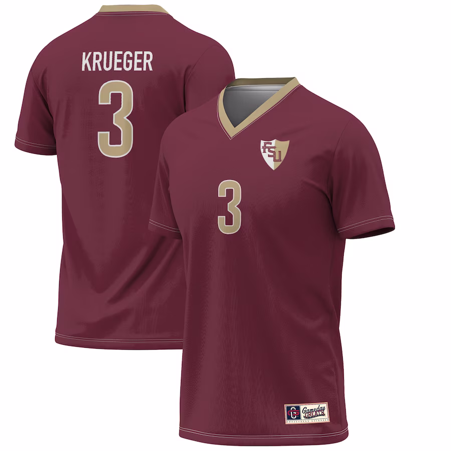 Casey Krueger Florida State Seminoles GameDay Greats Youth Lightweight Alumni Soccer Jersey - Garnet - Puhuasuan