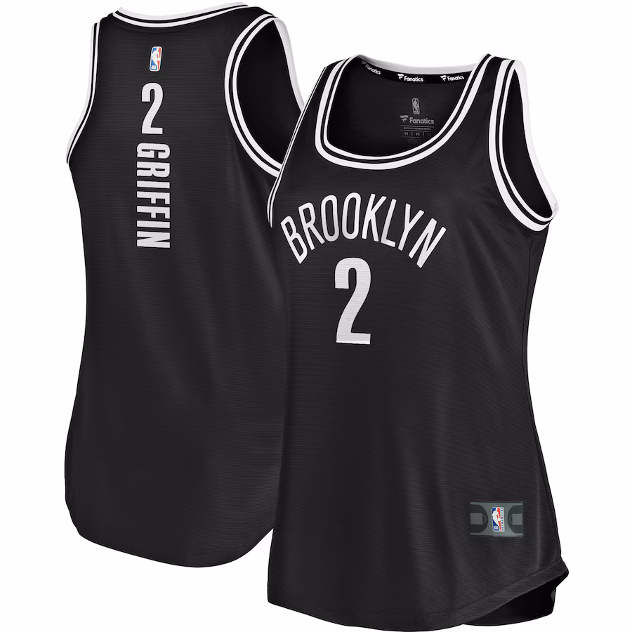 Women's Brooklyn Nets Blake Griffin Fanatics Black Fast Break Tank Jersey - Icon Edition - Puhuasuan