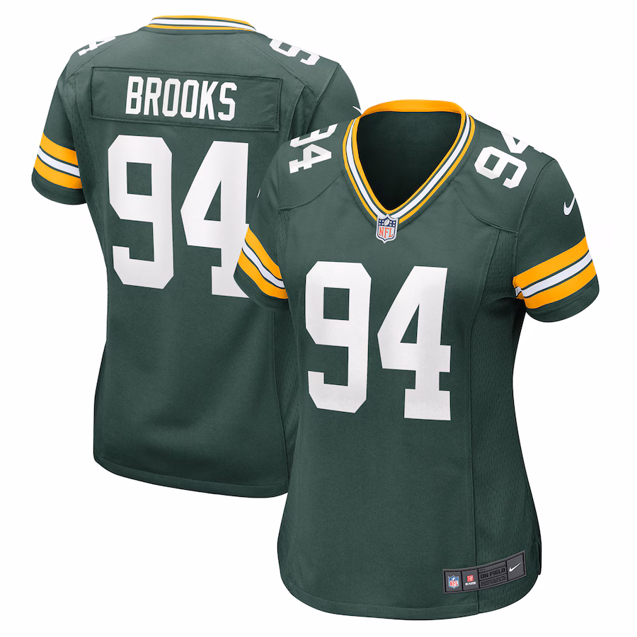 Women's Green Bay Packers Karl Brooks Nike Green Game Jersey - Puhuasuan