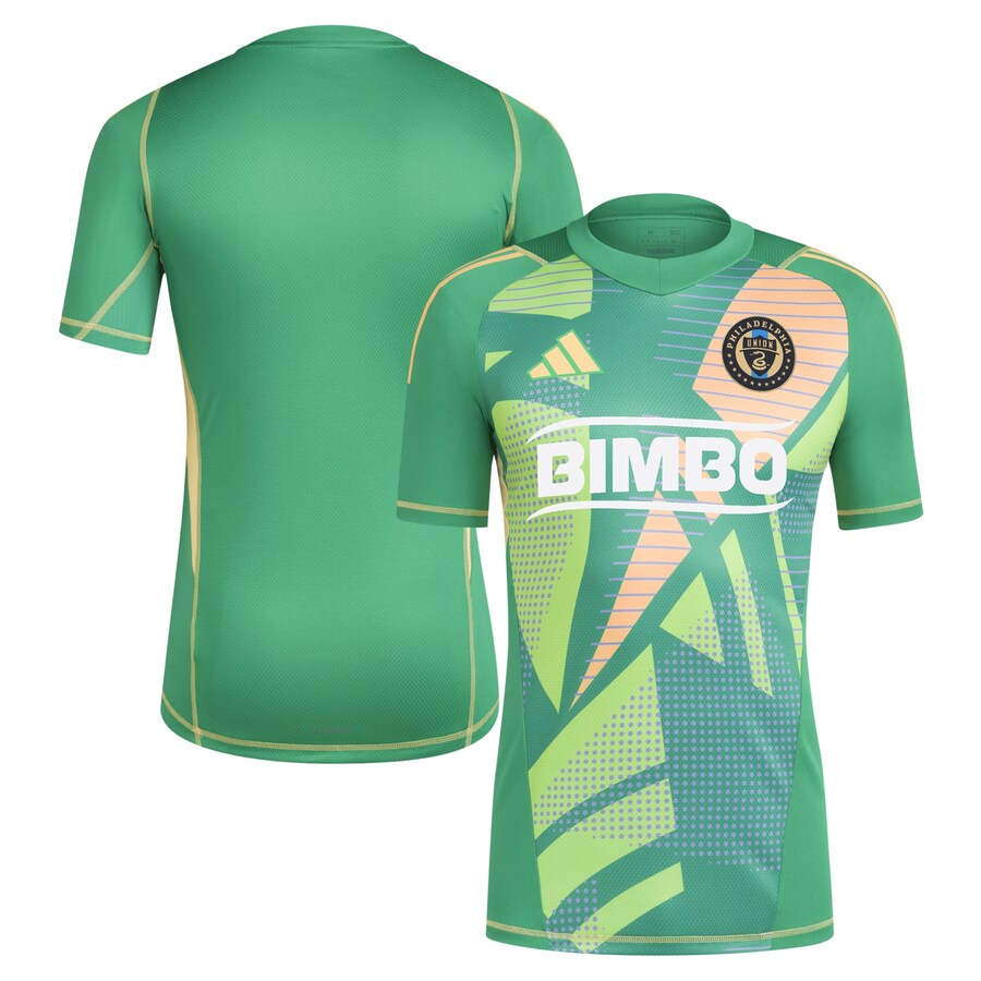 Men's Philadelphia Union adidas Green 2024 Goalkeeper Jersey - Puhuasuan