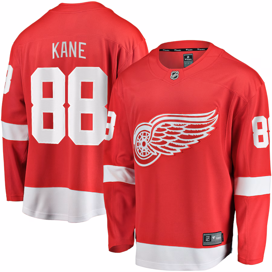 Men's Detroit Red Wings Patrick Kane Fanatics Red Home Breakaway Player Jersey - Puhuasuan