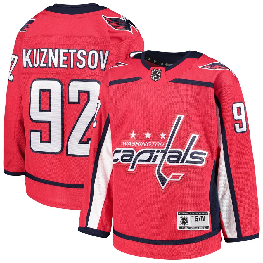 Youth Washington Capitals Evgeny Kuznetsov Red Home Premier Player Jersey - Puhuasuan