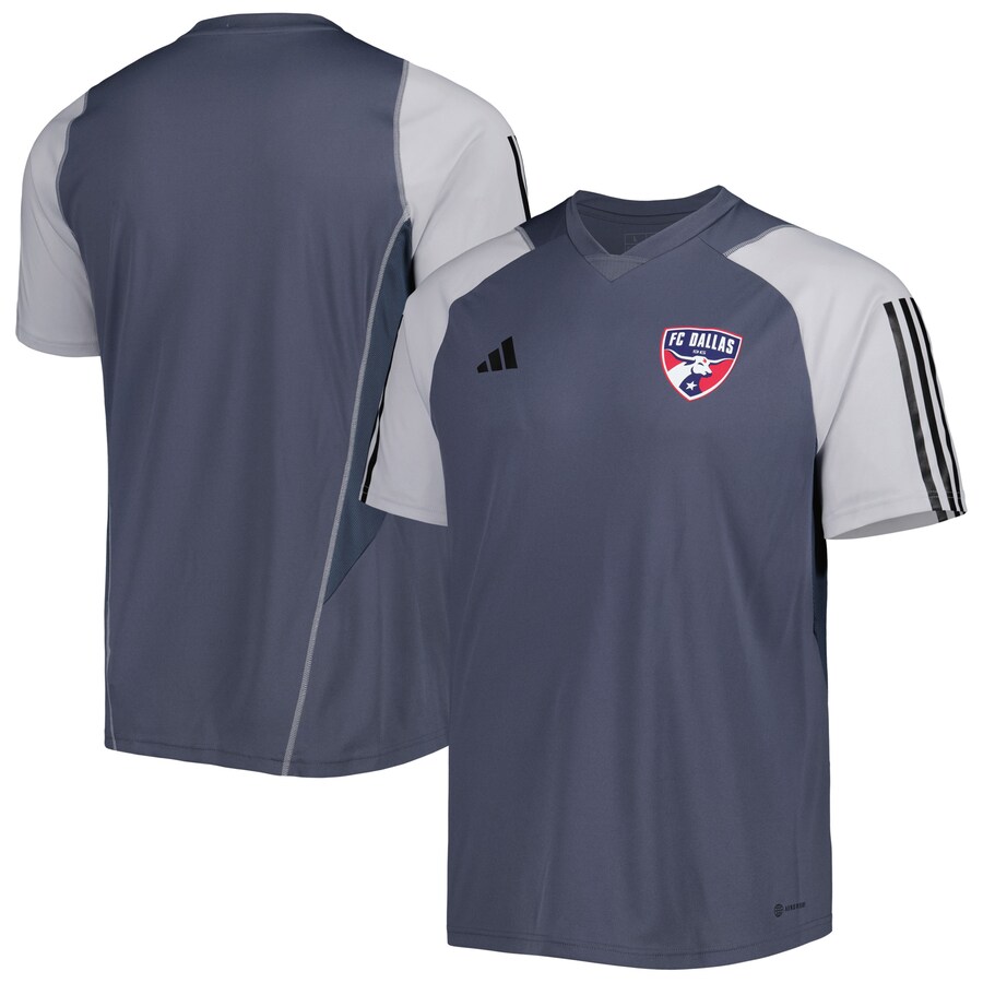 Men's FC Dallas adidas Gray 2023 On-Field Training Jersey - Puhuasuan