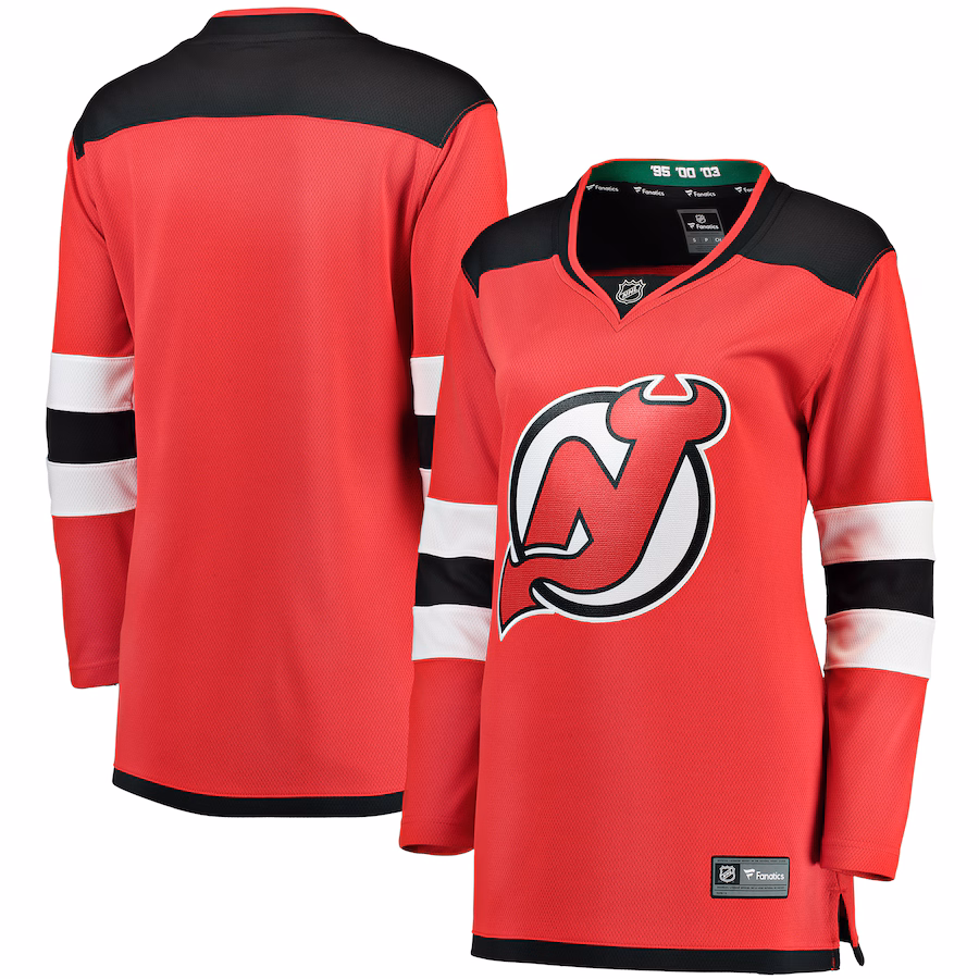 Women's New Jersey Devils Fanatics Red Breakaway Home Jersey - Puhuasuan