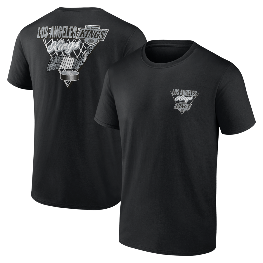 Men's Los Angeles Kings Black Net Slap T-Shirt - Puhuasuan