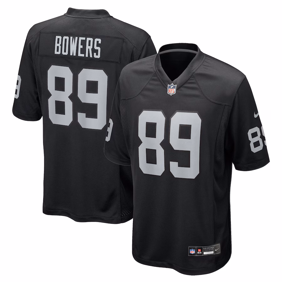 Youth Las Vegas Raiders Brock Bowers Nike Black Team Game Jersey - Puhuasuan