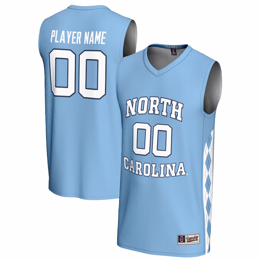 North Carolina Tar Heels GameDay Greats Youth NIL Pick-A-Player Lightweight Women's Basketball Jersey - Carolina Blue - Puhuasuan