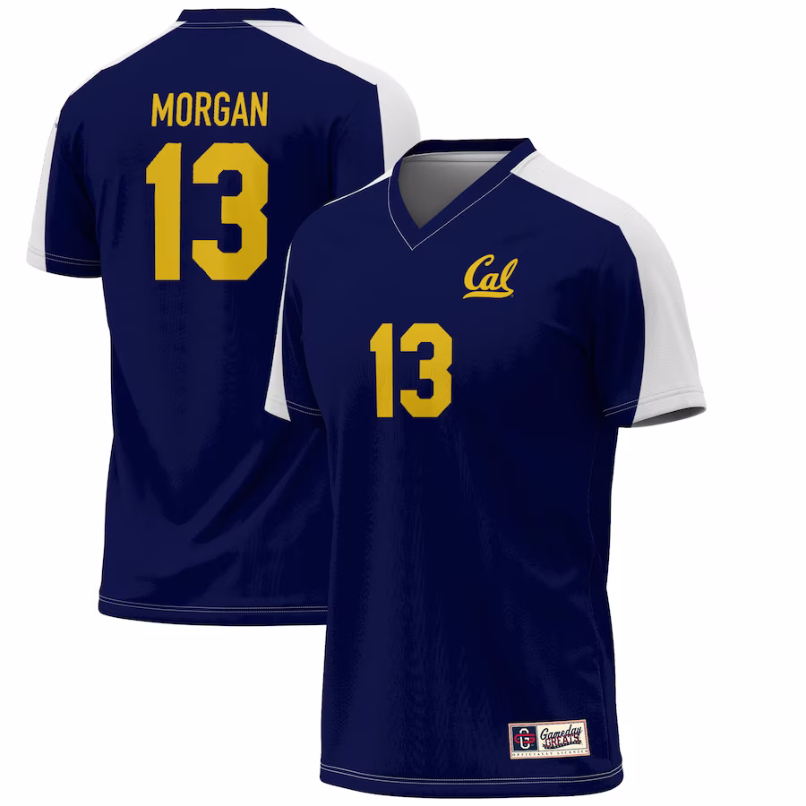 Alex Morgan Cal Bears GameDay Greats Youth Lightweight Alumni Soccer Jersey - Navy - Puhuasuan