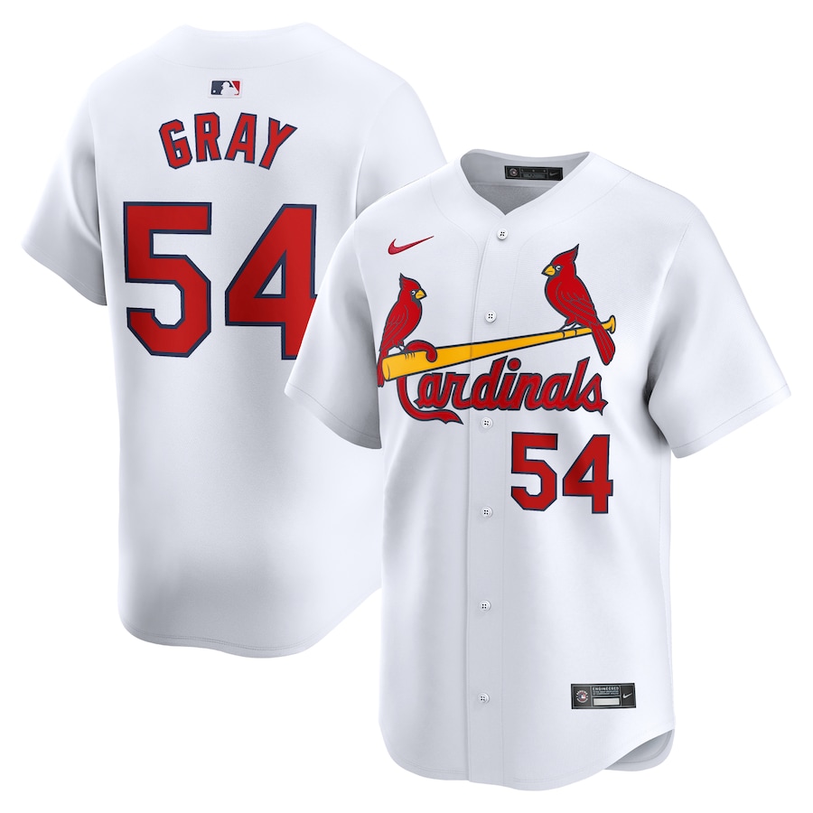Men's St. Louis Cardinals Sonny Gray Nike White Home Limited Player Jersey - Puhuasuan