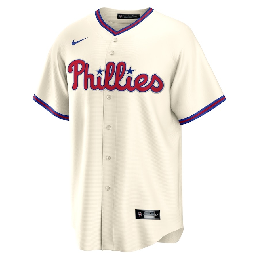 Men's Philadelphia Phillies Bryce Harper Nike Cream Alternate Replica Player Name Jersey - Puhuasuan