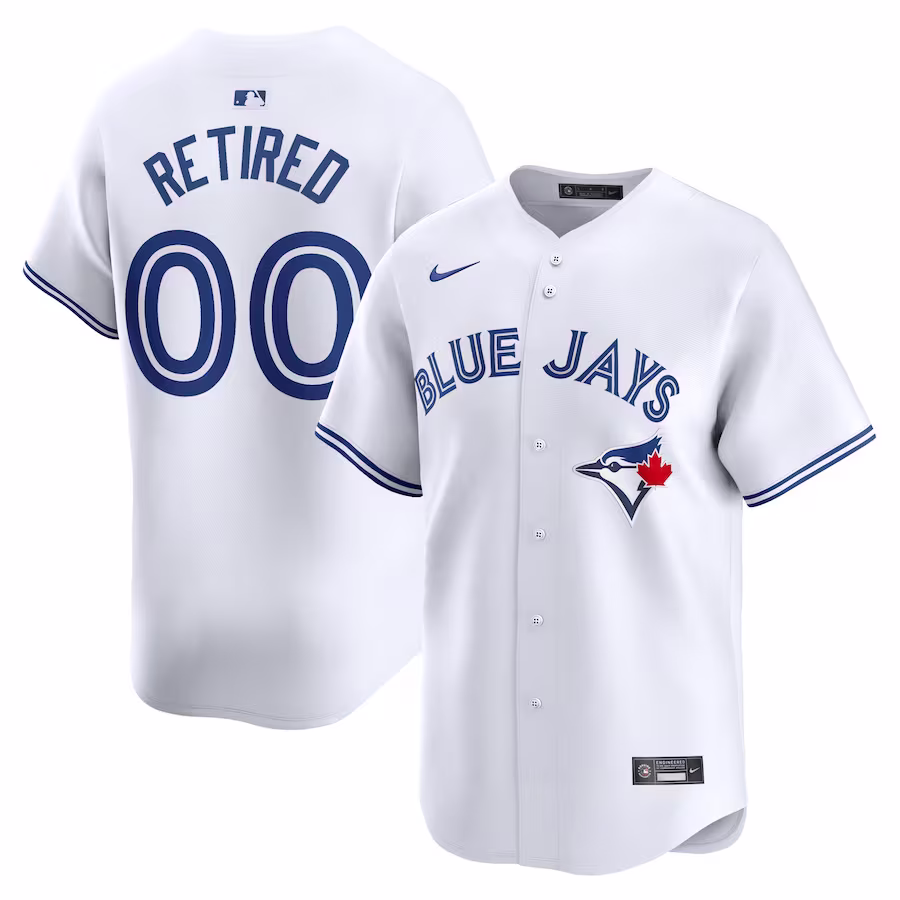 Men's Toronto Blue Jays Nike White Home Limited Pick-A-Player Retired Roster Jersey - Puhuasuan