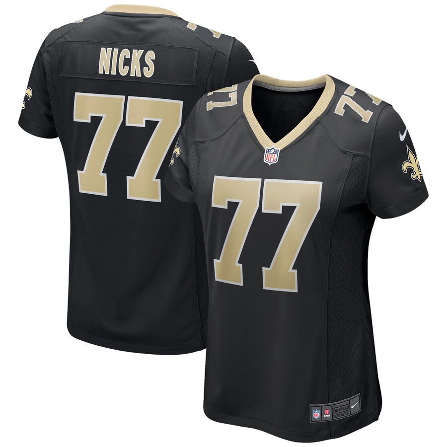 Women's New Orleans Saints Carl Nicks Nike Black Game Retired Player Jersey - Puhuasuan
