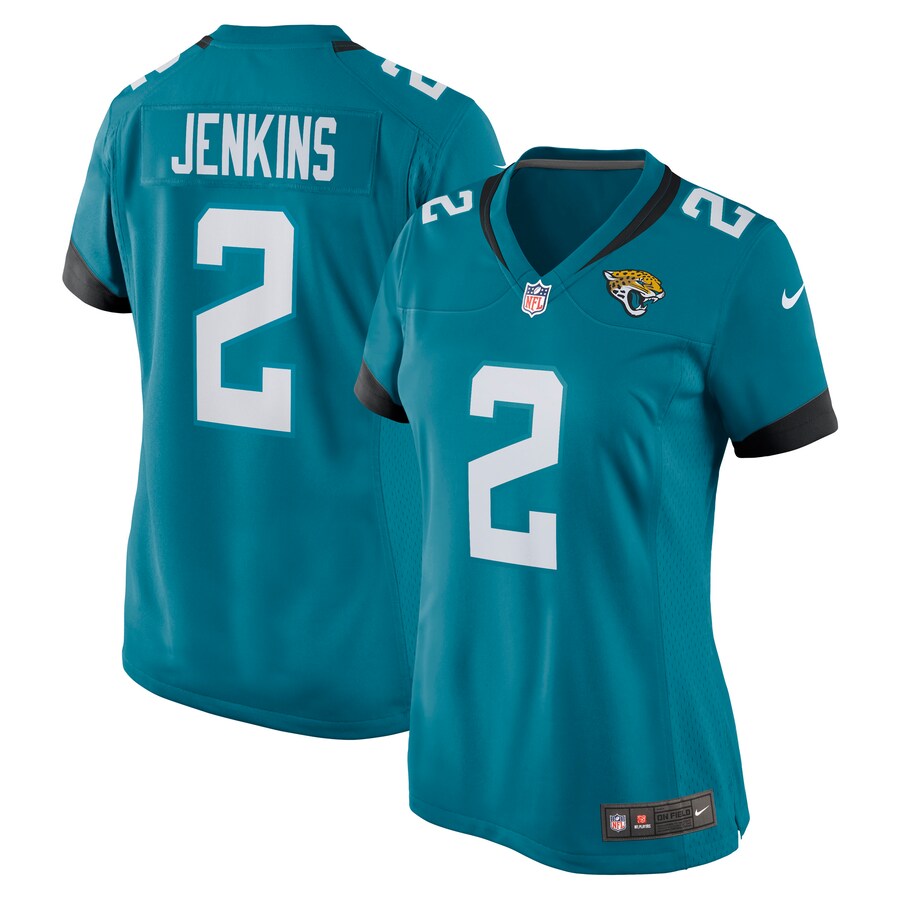 Women's Jacksonville Jaguars Rayshawn Jenkins Nike Teal Game Player Jersey - Puhuasuan