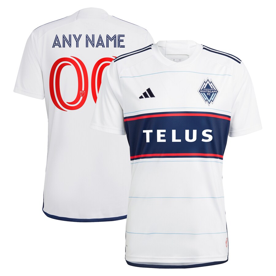 Men's Vancouver Whitecaps FC adidas White 2023 Bloodlines Replica Custom Jersey - Puhuasuan
