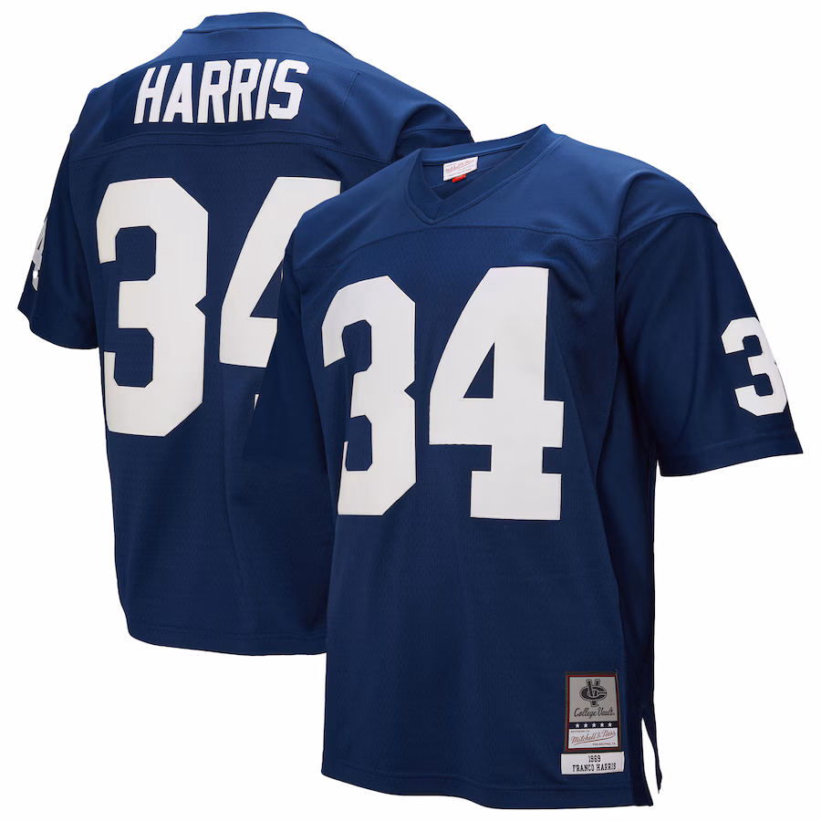 Men's Franco Harris Navy Penn State Nittany Lions 1969 Throwback Jersey - Puhuasuan