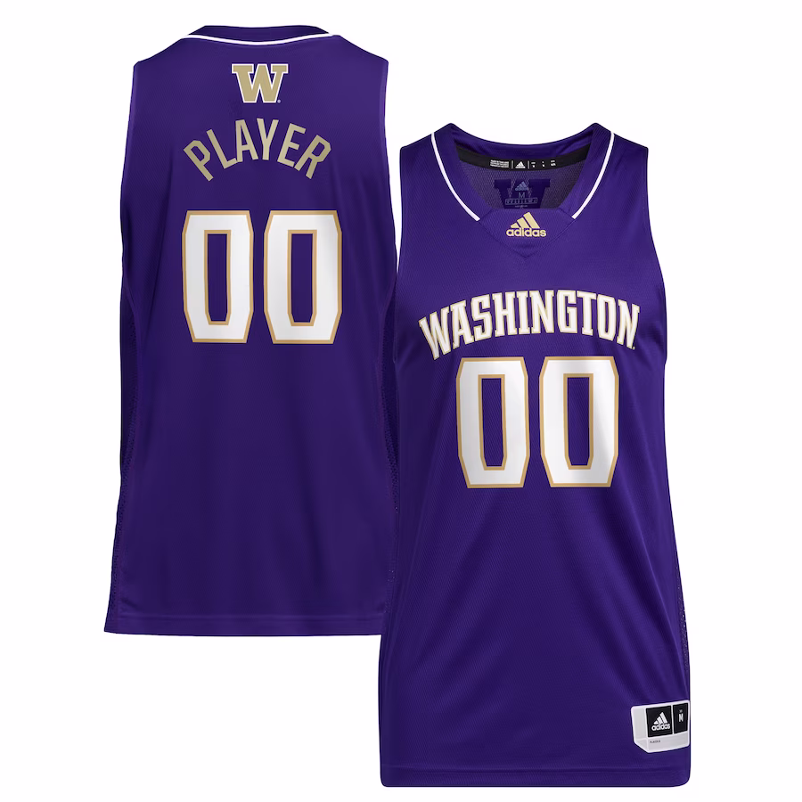 Washington Huskies adidas Unisex Pick-A-Player NIL Women's Basketball Jersey - Purple - Puhuasuan