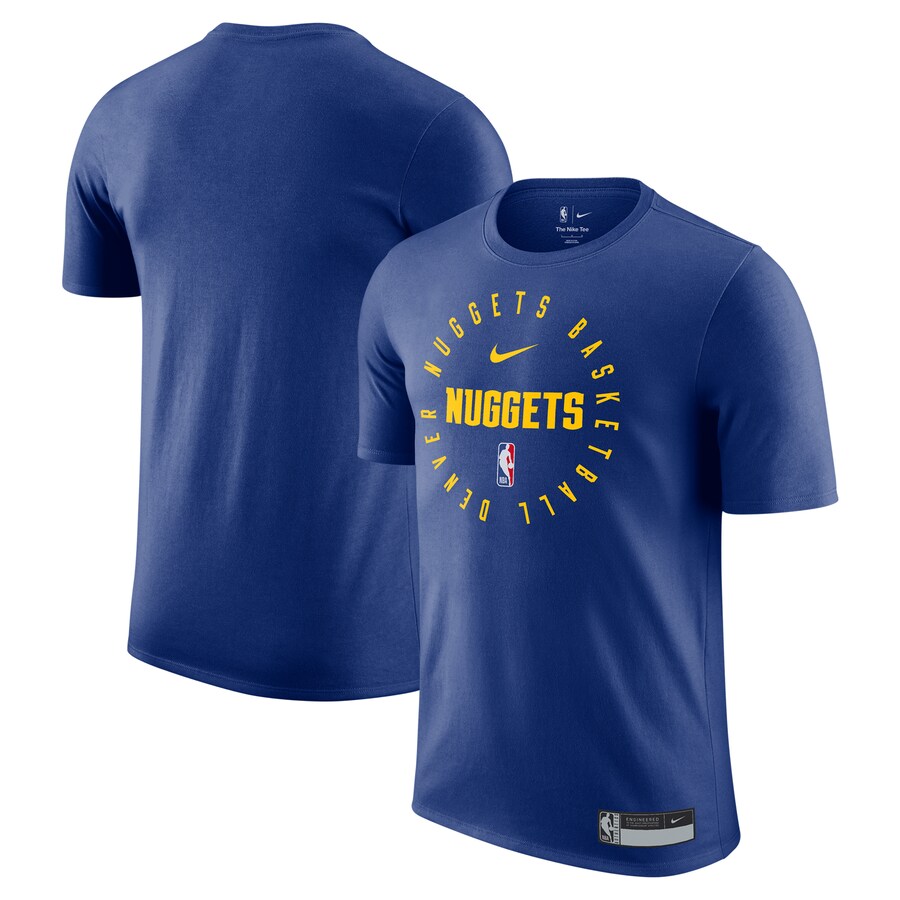 Men's Denver Nuggets Nike Blue 2024/25 Legend On-Court Practice Performance T-Shirt - Puhuasuan