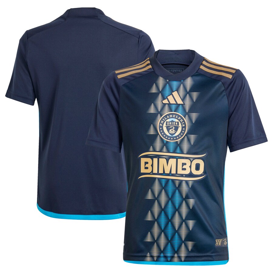 Youth Philadelphia Union  adidas Navy 2024 The XV Kit Replica Jersey - Puhuasuan