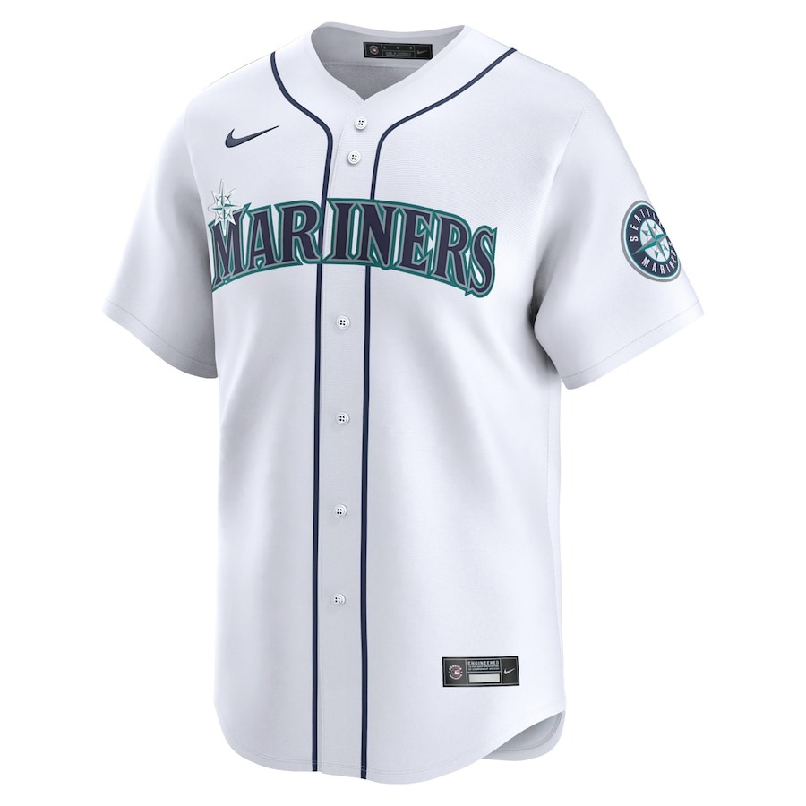 Men's Seattle Mariners Julio Rodríguez Nike White Home Limited Player Jersey - Puhuasuan